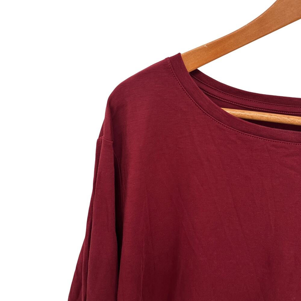 M.M. LaFluer Pima Cotton Basic 3/4 Tee // XL - Picture 2 of 4